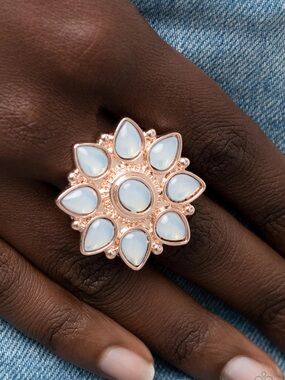 Paparazzi Jewelry - Enchanted Orchard Gold Rose Ring - Vintage